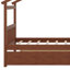 Lit en bois avec couchette-732680306