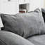 Gris en forme de U avec rangement et - 2 pour le salon, la chambre à coucher, le bureau, l'espace compact, le look élégant et le confort exceptionnel