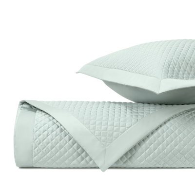 Diamond Quilted Sateen Coverlet Set