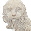 Figurine d'épagneul cocker assis avec finition beige naturelle