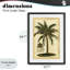 «British Colonial Palm», reproduction sous verre encadrée, conception par Vision Studio-871095648-871095653