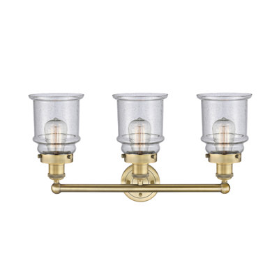 Éclairage pour meuble-lavabo de salle de bain 3 lumières Cailen de la collection Edison