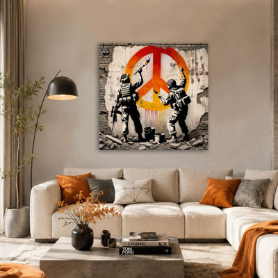 Peinture décorative sur toile