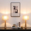 Manveen 20" Natural Solid Wood Table Lamp
