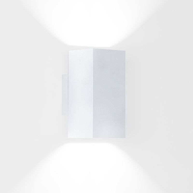 Dau Doble 2 - Light Flush Mount, Matte White Lacquer 