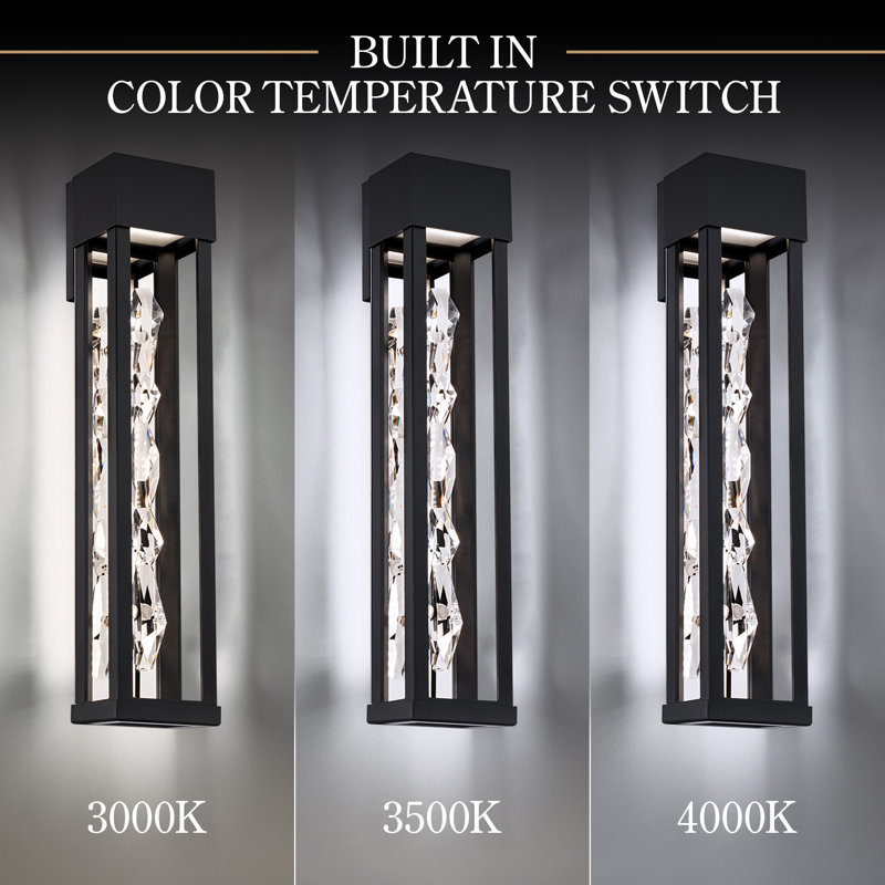 Polar LED Outdoor Flush Mount, 22" H x 4.63" W x 4.25" D, 30 W