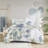 Ensemble d'édredon en coton percale 6 pièces Lorelai-20572739
