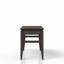 50" Chocolate Writing Desk W/ Storage Drawer | Power-Ready Design | Sturdy Construction | Home Office Essential