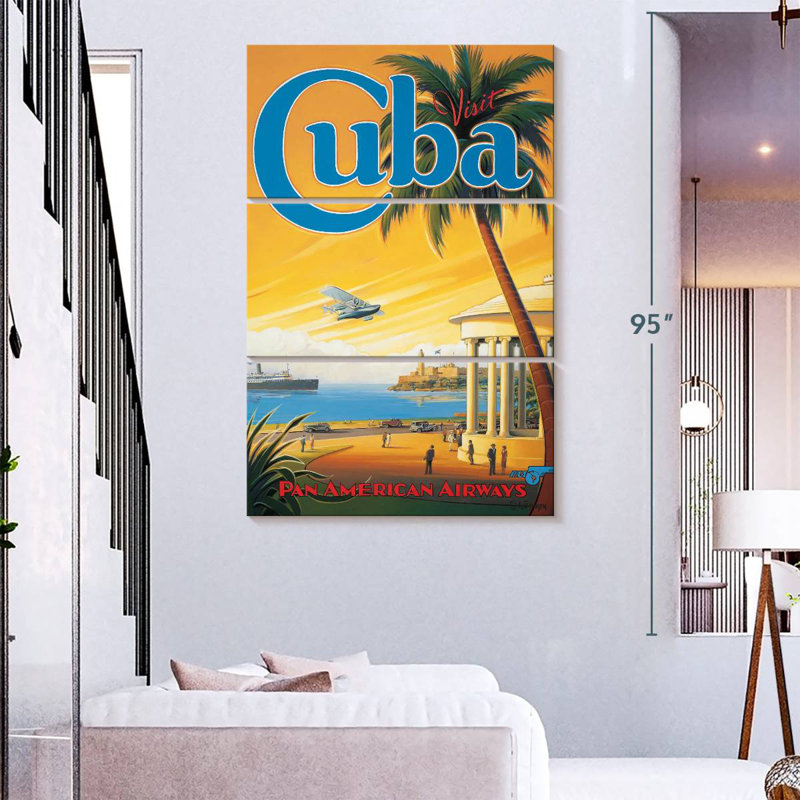 Gillard Visit Cuba, 74" H x 48" W