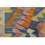 Tapis mauve / beige / bleu / doré en laine noué à la main 2 pi x 2 pi 9 po Kase
