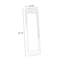 Rectangle Fabric+Manufactured Wood Full Length Mirrors-130173712
