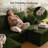 107"W U-Shaped Sectional Sofa, Cloud Modular Corduroy Couch with Chaise, 2 Ottomans & Hidden Storage, Extra Deep Seat Corner Sofa, Minimalist Living Room Furniture, Easy Assembly Required-481165346