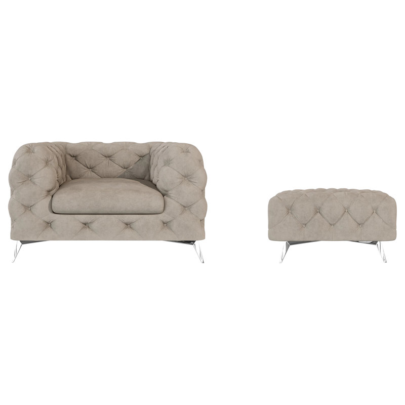 Bixby 3 - Piece Velvet Living Room Set