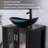 21" Stained Glass Bathroom Vessel Sink-107519602