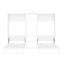 Lit escamotable simple et simple, lit escamotable pliable en métal avec garde-robe