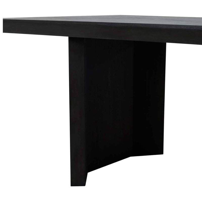 Cerused Ash Rectangular Mindi Wood Dining Table