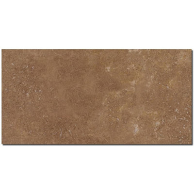 Carreau de sol et de mur en marbre 12 po x 12 po Travertine