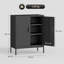 HOMCOM Metal Storage Cabinet with Lock Office Storage Cupboard-636038253