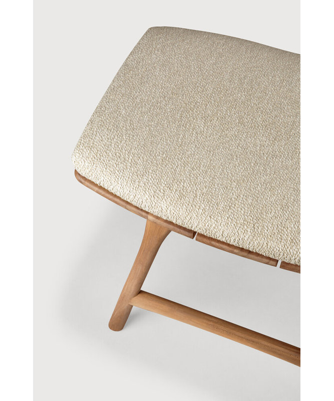 Osso Outdoor Teak Bar Stool, Natural