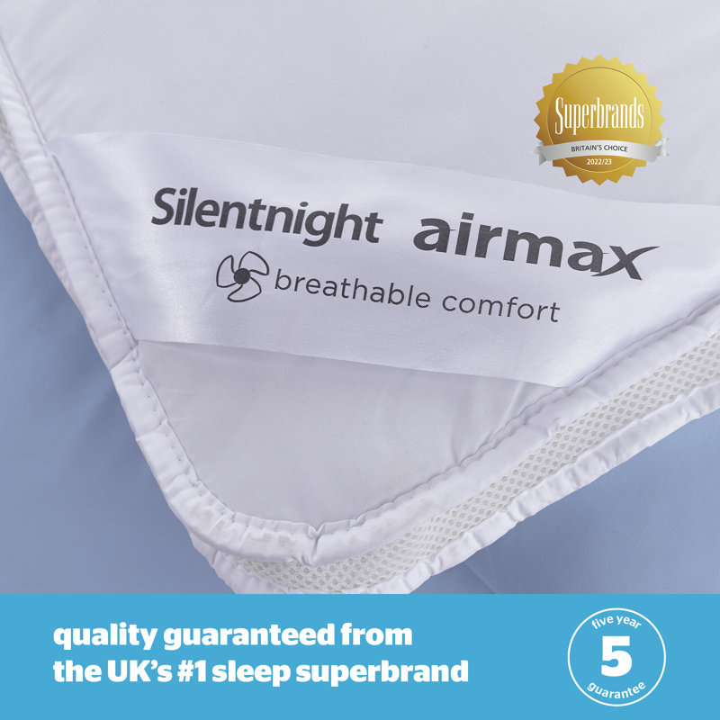 Silentnight Airmax Hypoallergenic 10.5 Tog Duvet , Single