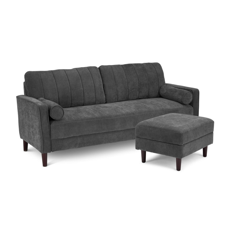 Causeuse et repose-pieds avec rangement 54 W