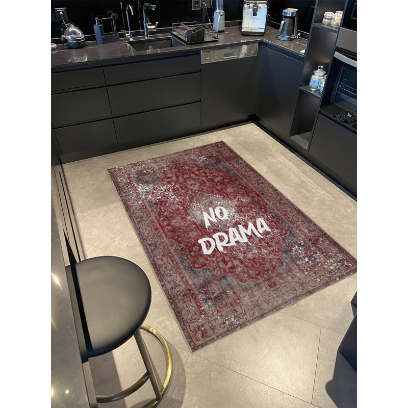 Tapis rouge Claret, Rectangle 5 pi x 8 pi 3 po