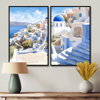 Décoration murale Grecque Santorini Odyssey II - Grande Grèce