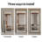 65"x24" LED Full Length Mirror with 3 Color Dimmable Lights Frameless Explosion-Proof Wall & Floor Standing