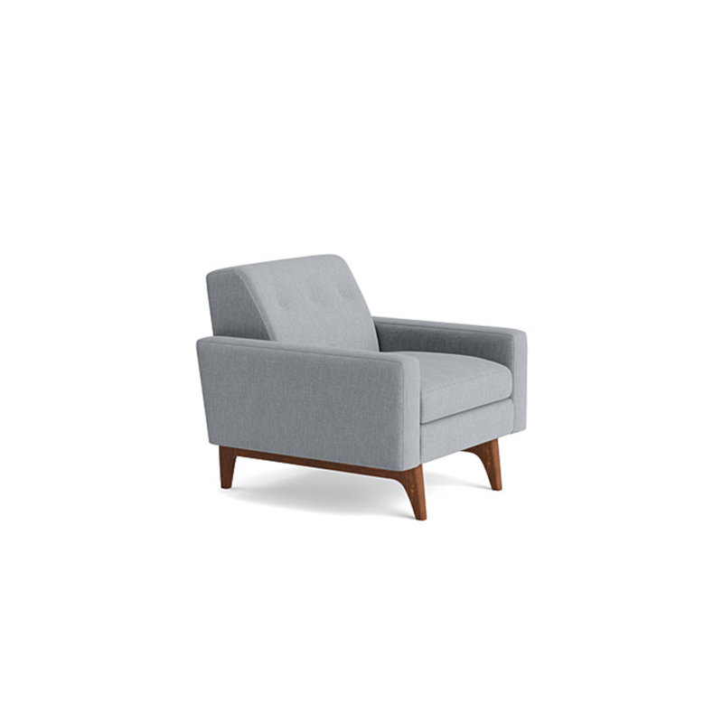 Tyler Chair, Performance Weave - Zinc
