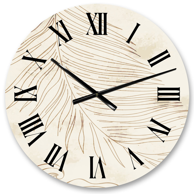 Horloge murale beige, Petit