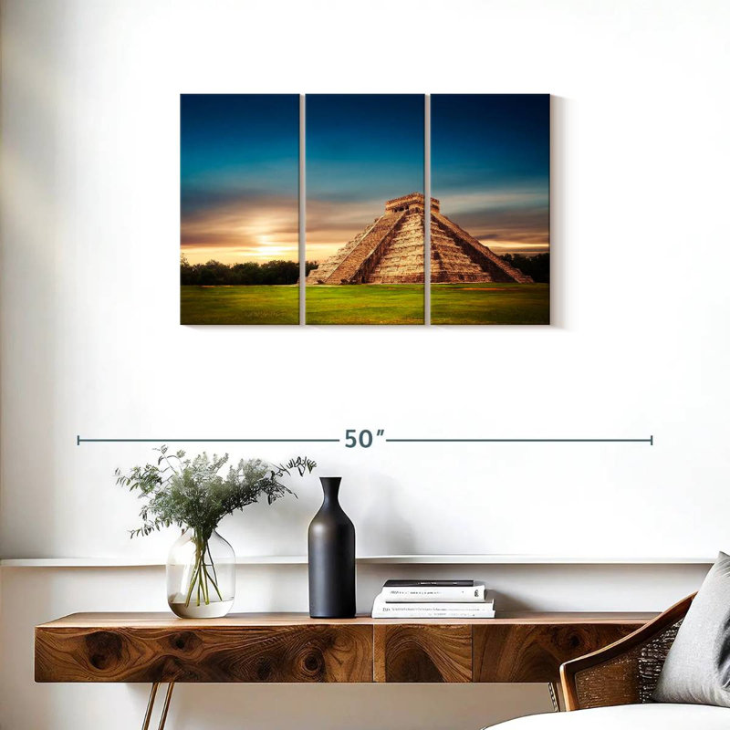 Pyramide Adella Chichen Itza, H 20 po x l 33 po