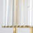 1-Light Brass Mini Crystal Pendant Light with Crystal Shade with Adjustable Chain for Kitchen Island-613119398-627230281