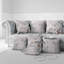 Coussin décoratif réversible Leafy Lepidoptera Medley-101080340-101080332