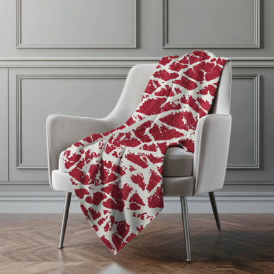 Addison Machine Washable Sherpa Crackle Throw Blanket