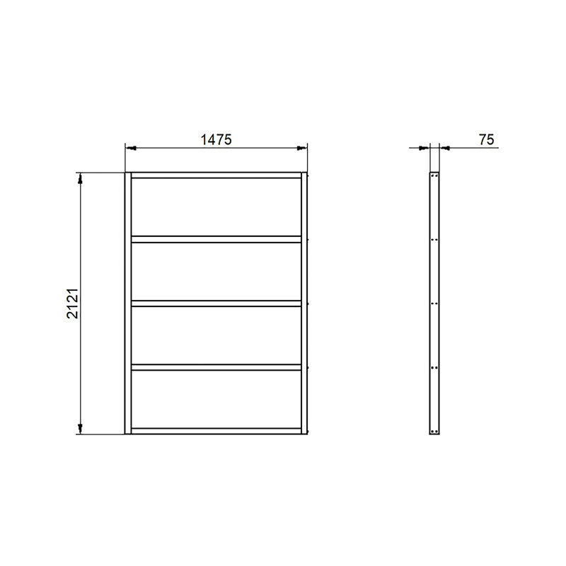 Shed Base Pressure Treated, 7.5cm H x 66.3cm W x 241.6cm D