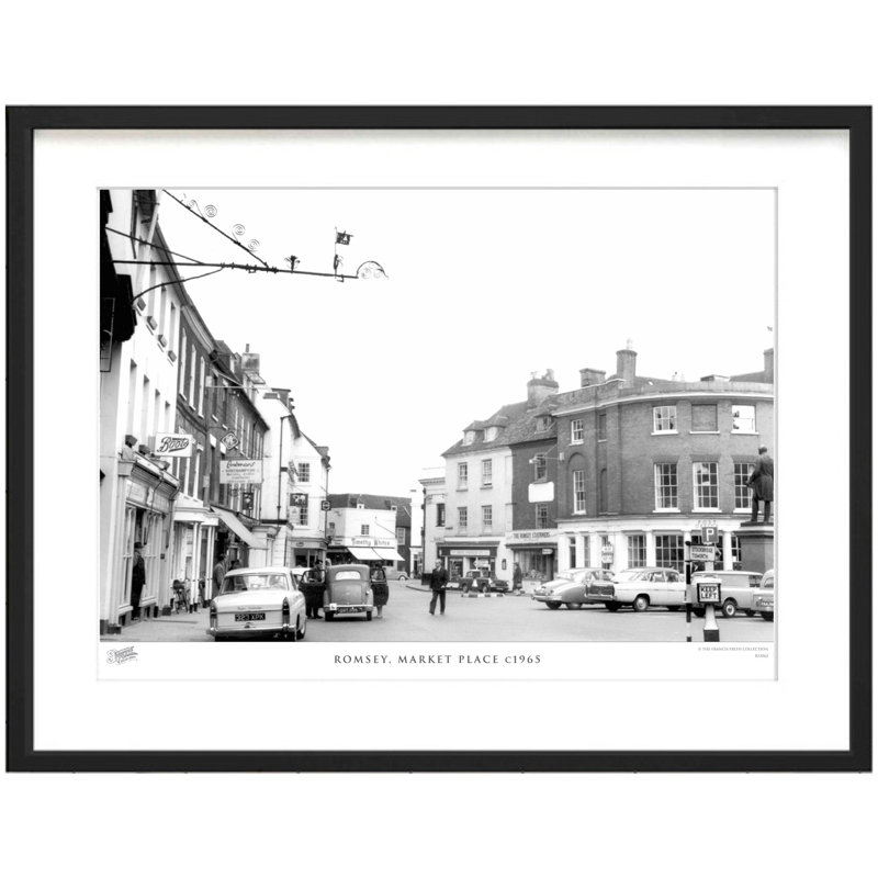 Romsey, Market Place C1965 by Francis Frith - Single Picture Frame Print, 28cm H x 36cm W x 2.3cm D