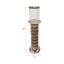 Porte-bougie décoratif décoratif avec anneau décoratif en bois-481160198
