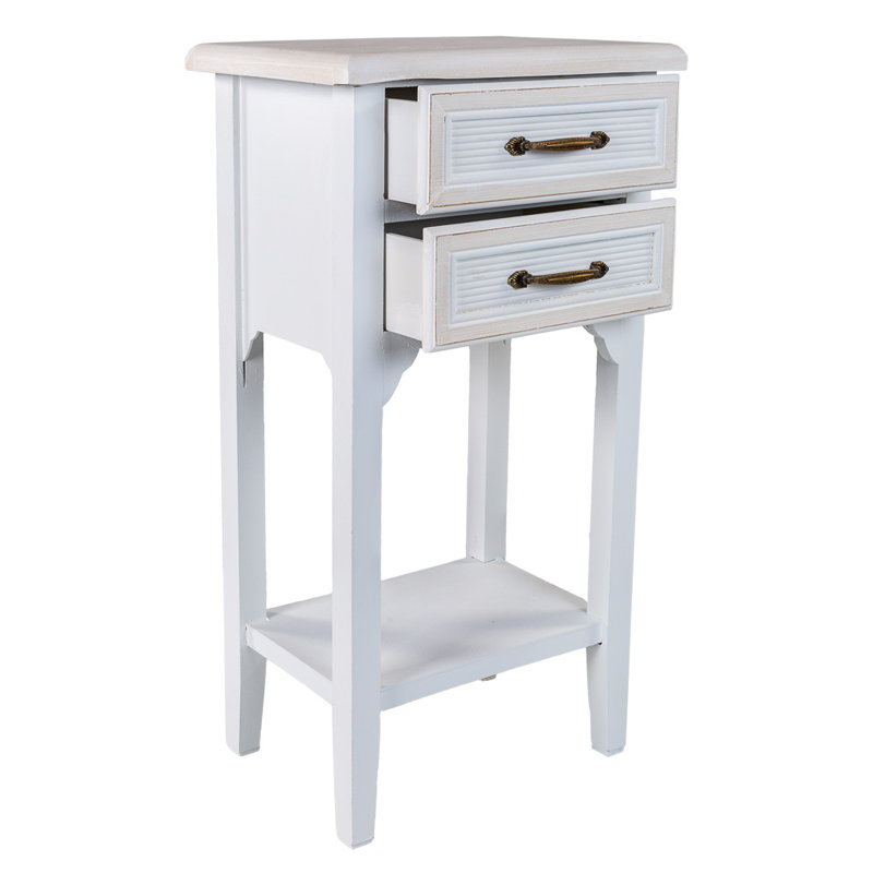 Gauthier 37cm W Manufactured Wood Bedside Table
