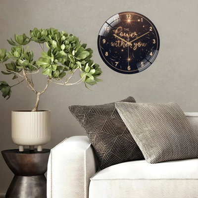 Horloge murale inspirante 12 po