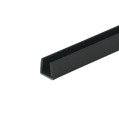 Outwater Plastics 1/4 Inch Styrene Plastic U Channel/C Channel 36 Inch Lengths