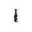 Duke Cast Aluminum Sculpture Black