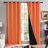 100 Percent Blackout with Liner Grommet Curtain Panel (Set of 4)-106344245-106344217