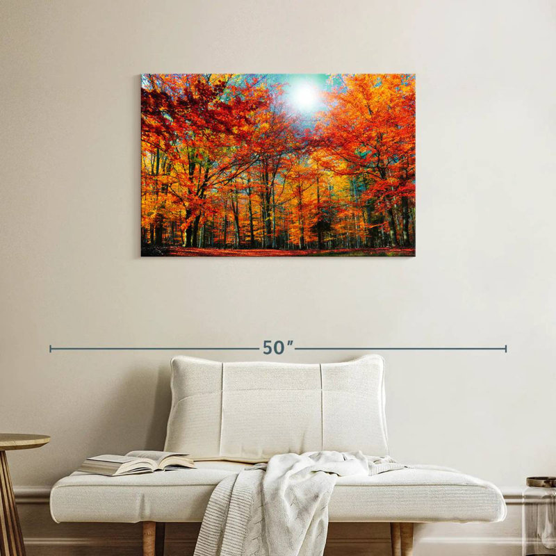 Alvord Autumn Season Beech Trees, 24" H x 36" W