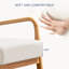 Chaise avec accoudoirs de lecture rembourrée Comfy-556028735