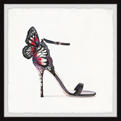 «Butterfly Heel», reproduction encadrée de Bradon