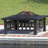 Fire Sense Stonemont Wood Burning Firepit for Camping Included Screen Lift Tool - Square - Black
