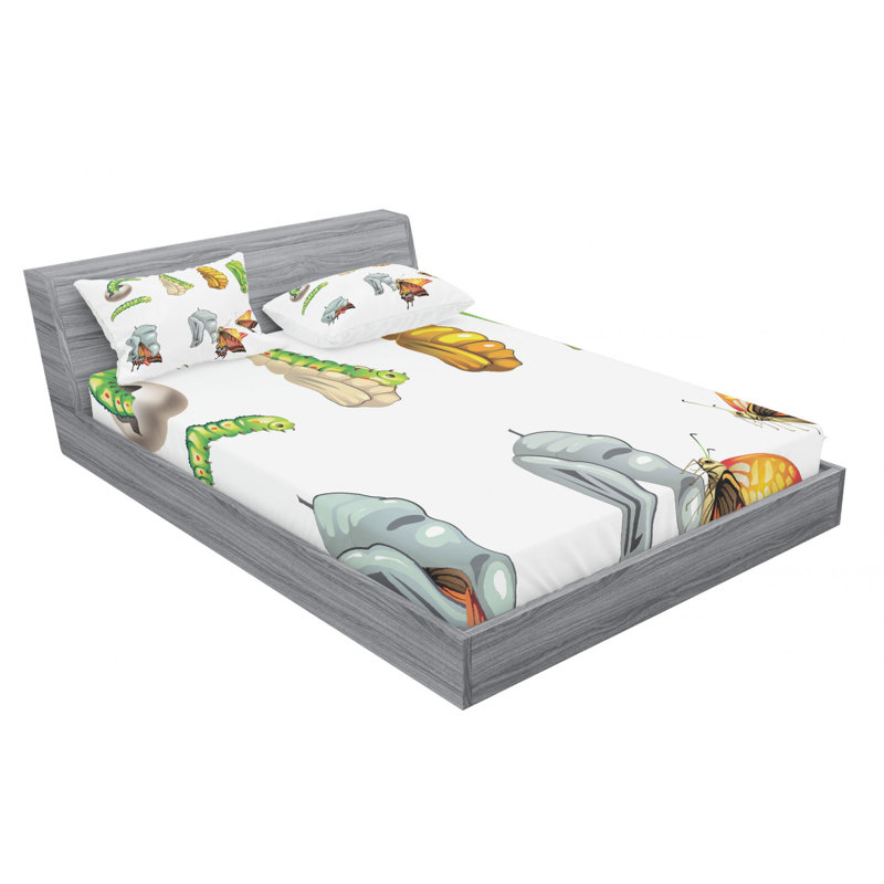 Microfiber Sheet Set, Full Sheet Set with Fitted Sheet
