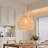 Turbeville 1 - Light Rattan Dome Pendant-695558338