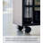 Tower Yamazaki Home Rolling Slim Storage Three Tier Utility Cart With Handle, Steel, Handle, Wheels-46492045