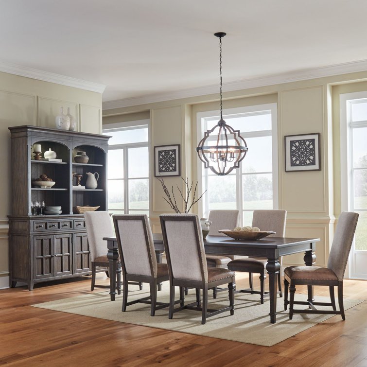 Trelawny Rectangular Table Set w/ Upholstered Chairs